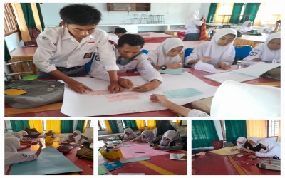 Kelas X Fase E SMA Negeri 4 Balikpapan melaksanakan P5 Kurikulum Merdeka dengan tema: Kearifan Lokal
